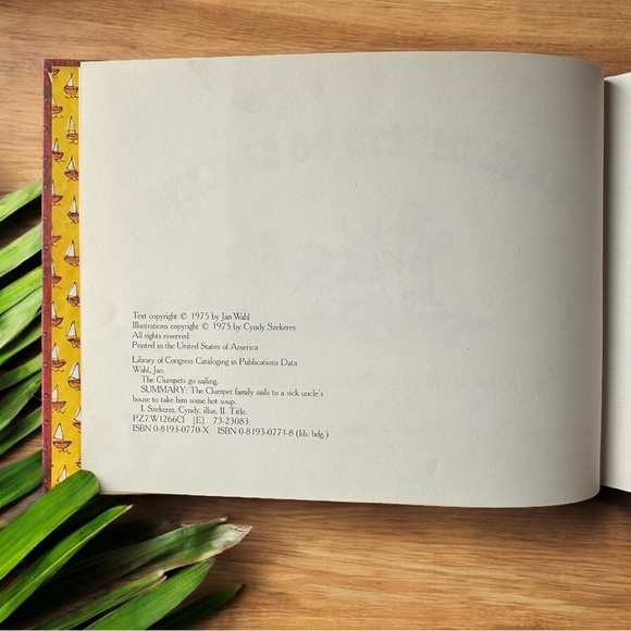 VINTAGE 1975 “The Clumpets Go Sailing” by Jan Wahl Illustrated by Cyndy Szekeres - Picture 9 of 12